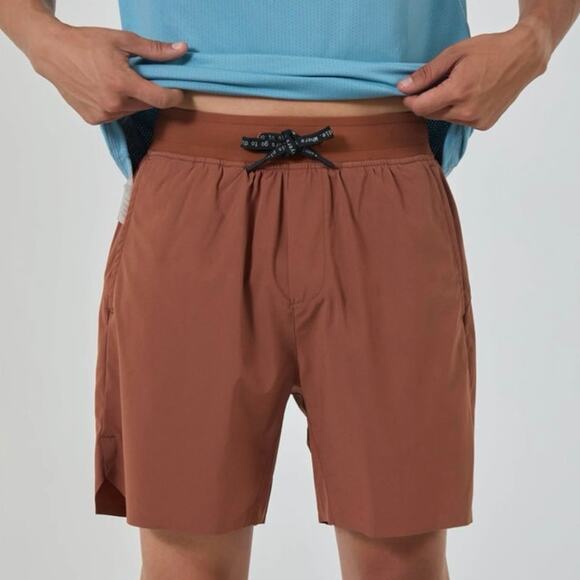 STACK Athletics The Tourney Pickleball Shorts 6” Brown Small